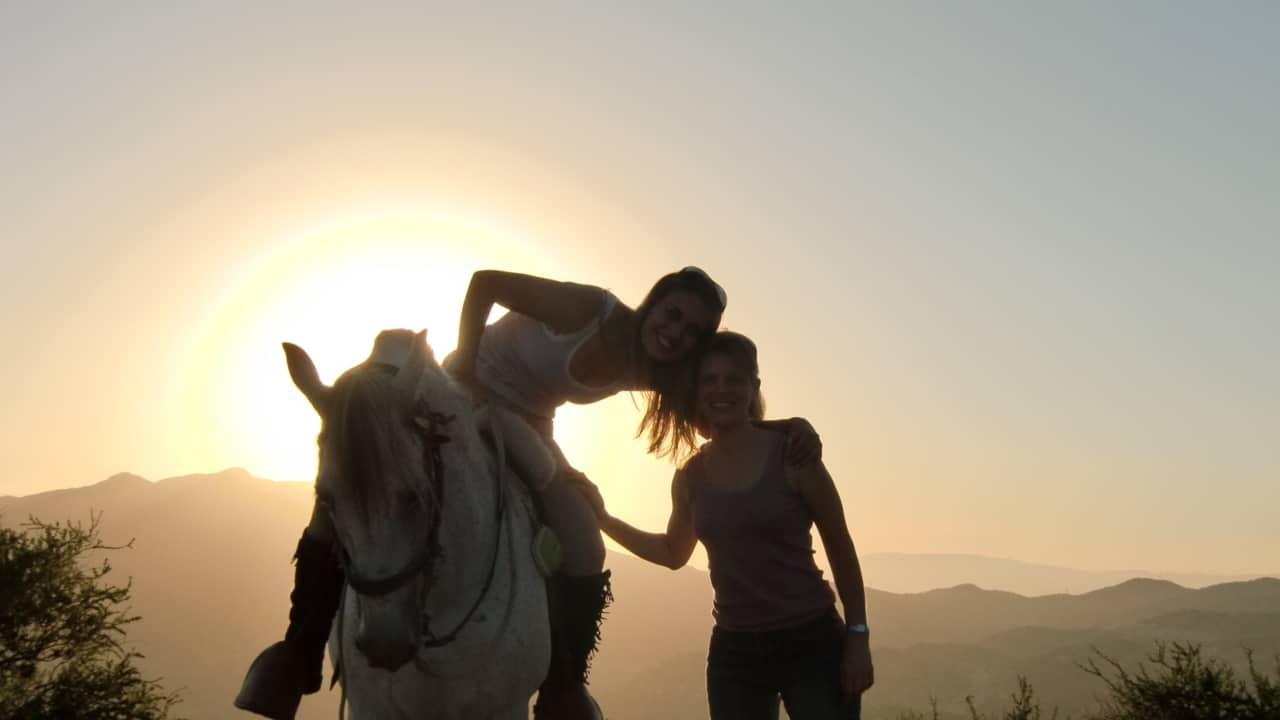 Horseback Ride Sunset