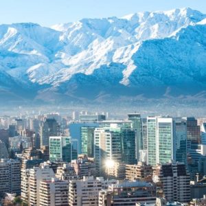 Santiago City - view with mountains
