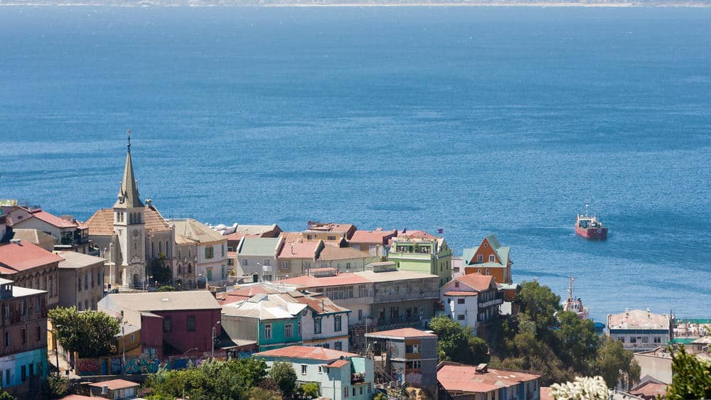 Santiago Chile - houses seaview
