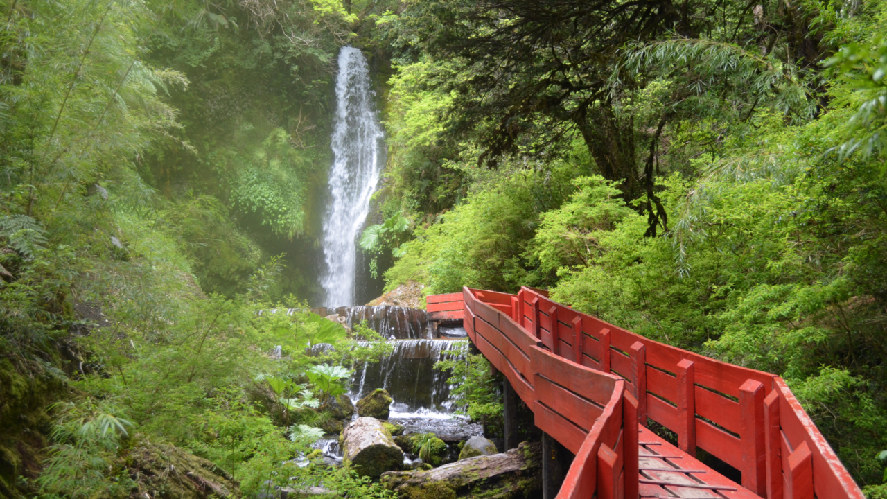Hot Thermal Springs in South of Chile