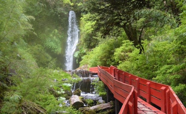 Hot Thermal Springs in South of Chile