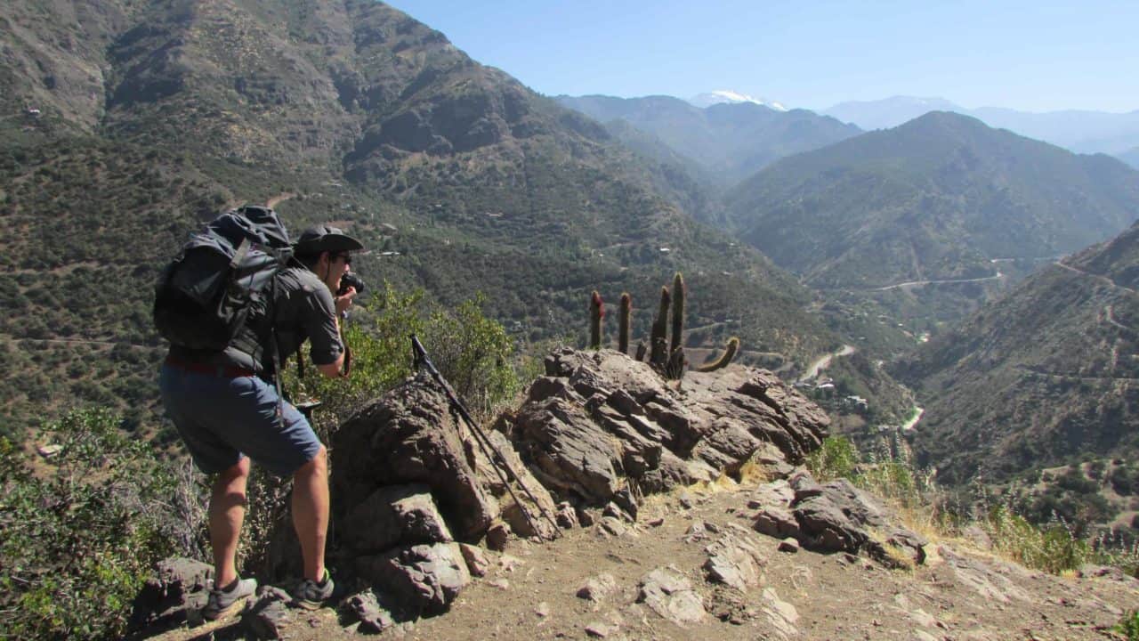 Andes Hiking Tour in Yerba Loca near Santiago
