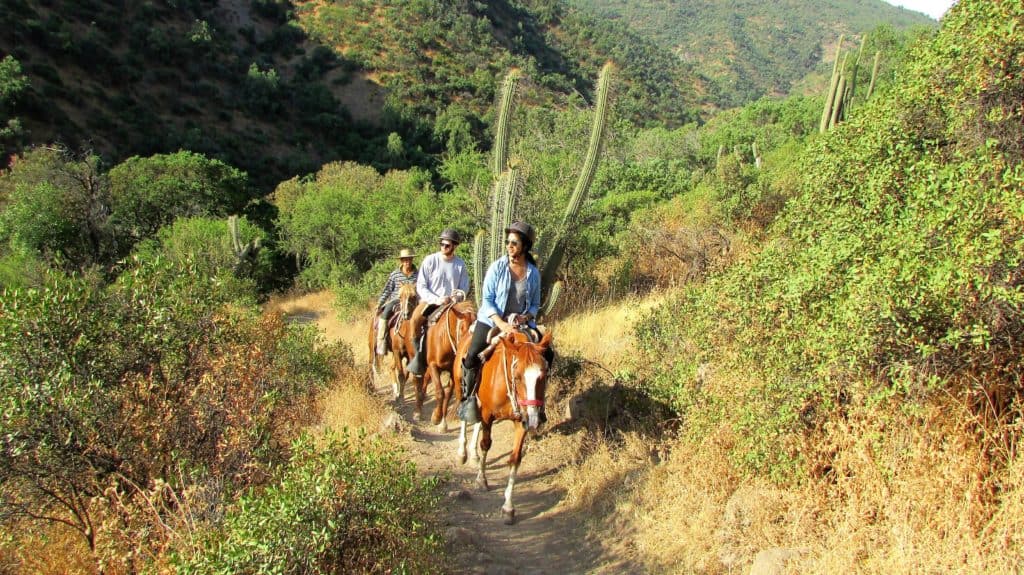 Chile Off Track horseback ride from Santiago