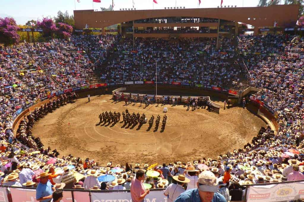 Medialuna rodeo arena in Rancagua, Chile