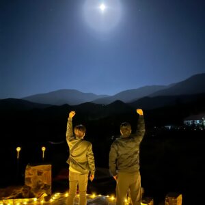 Andes Stargazing Tour – guests at the dark-sky viewing site