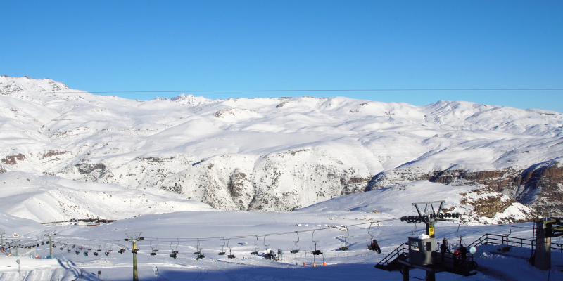 skiing