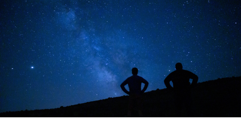 Stargaze in winter